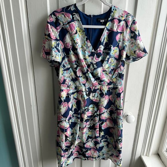 Slate and Willow Mixed Floral Printed Dress - Picture 3 of 9